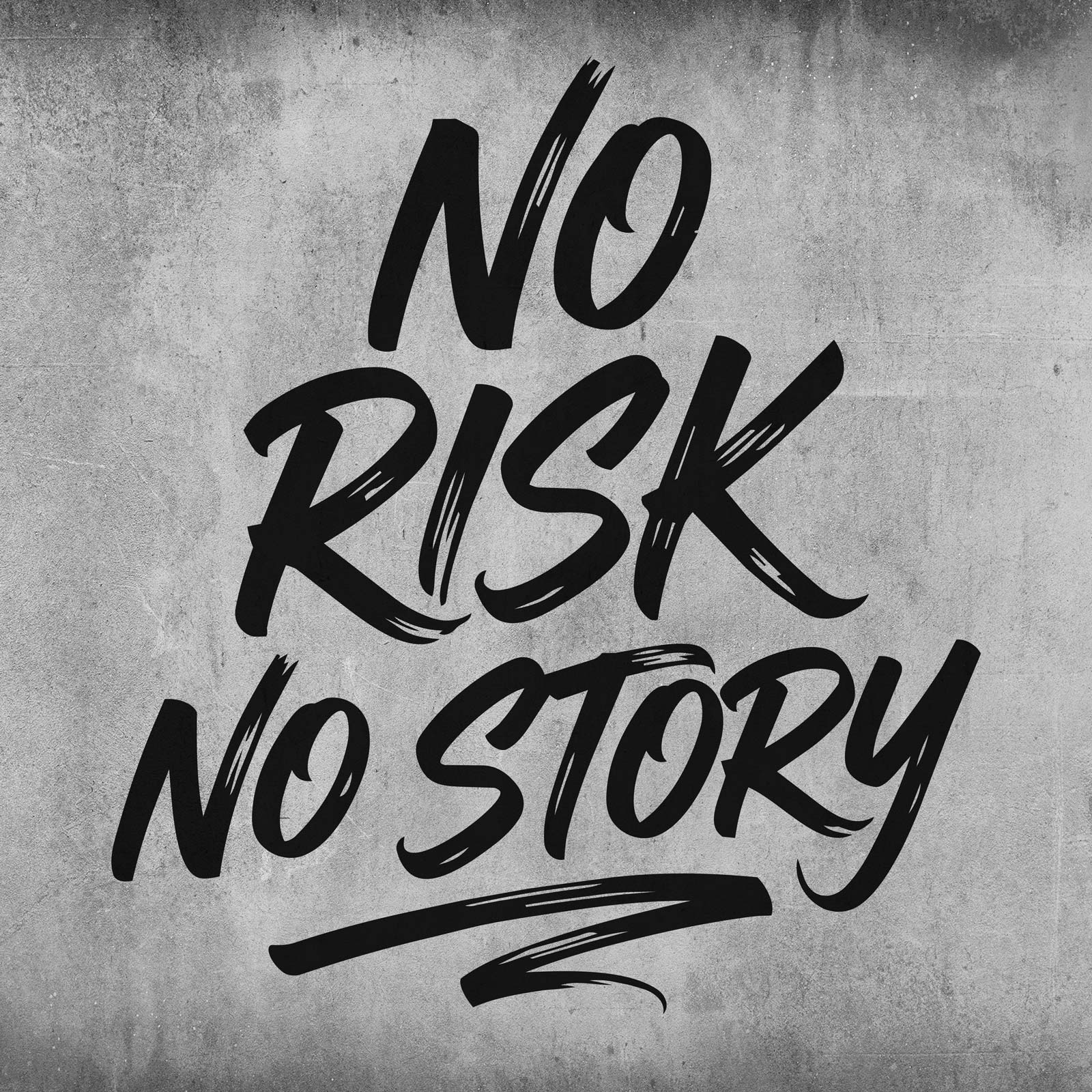 Wandsticker - No risk -  No Story