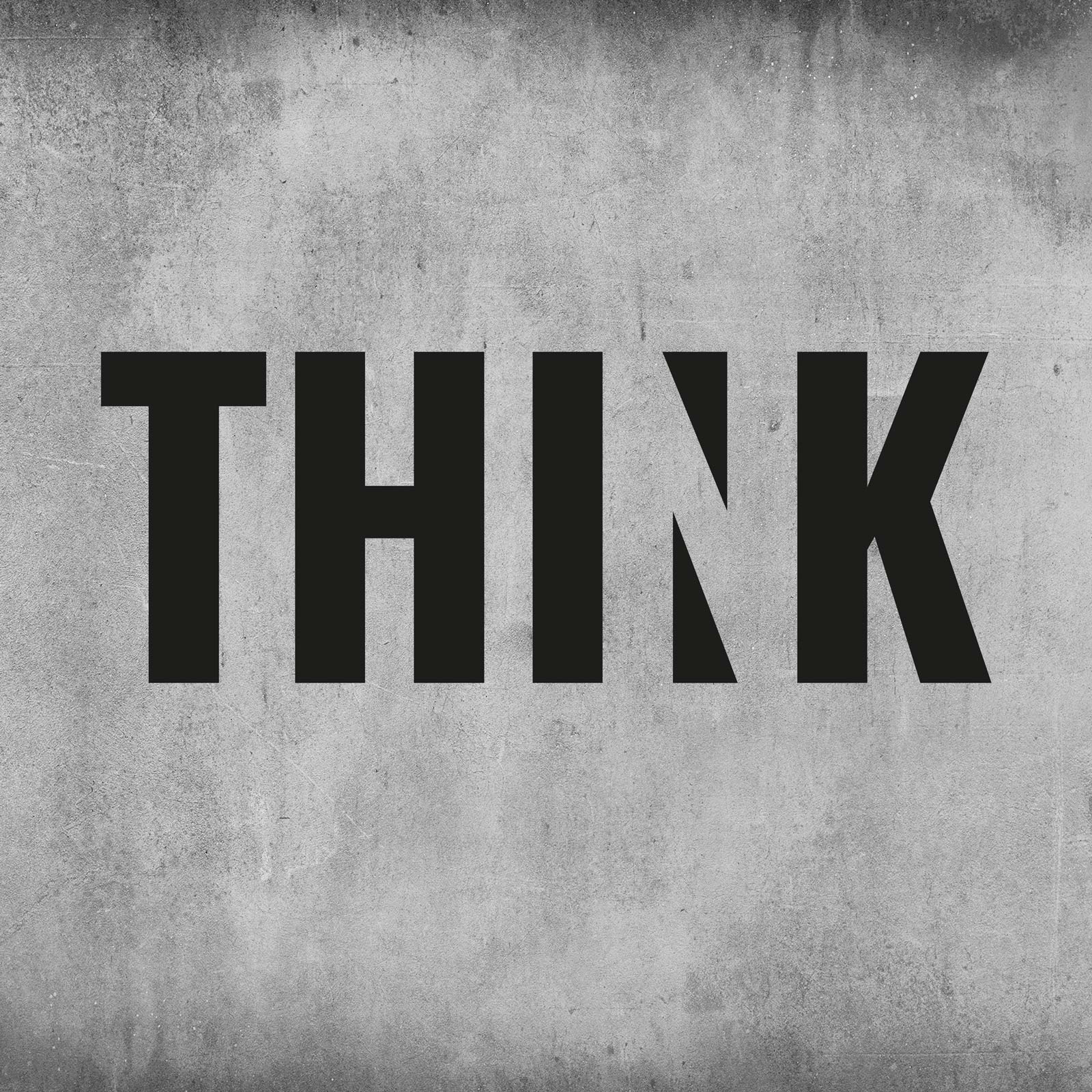 Wandsticker - Think