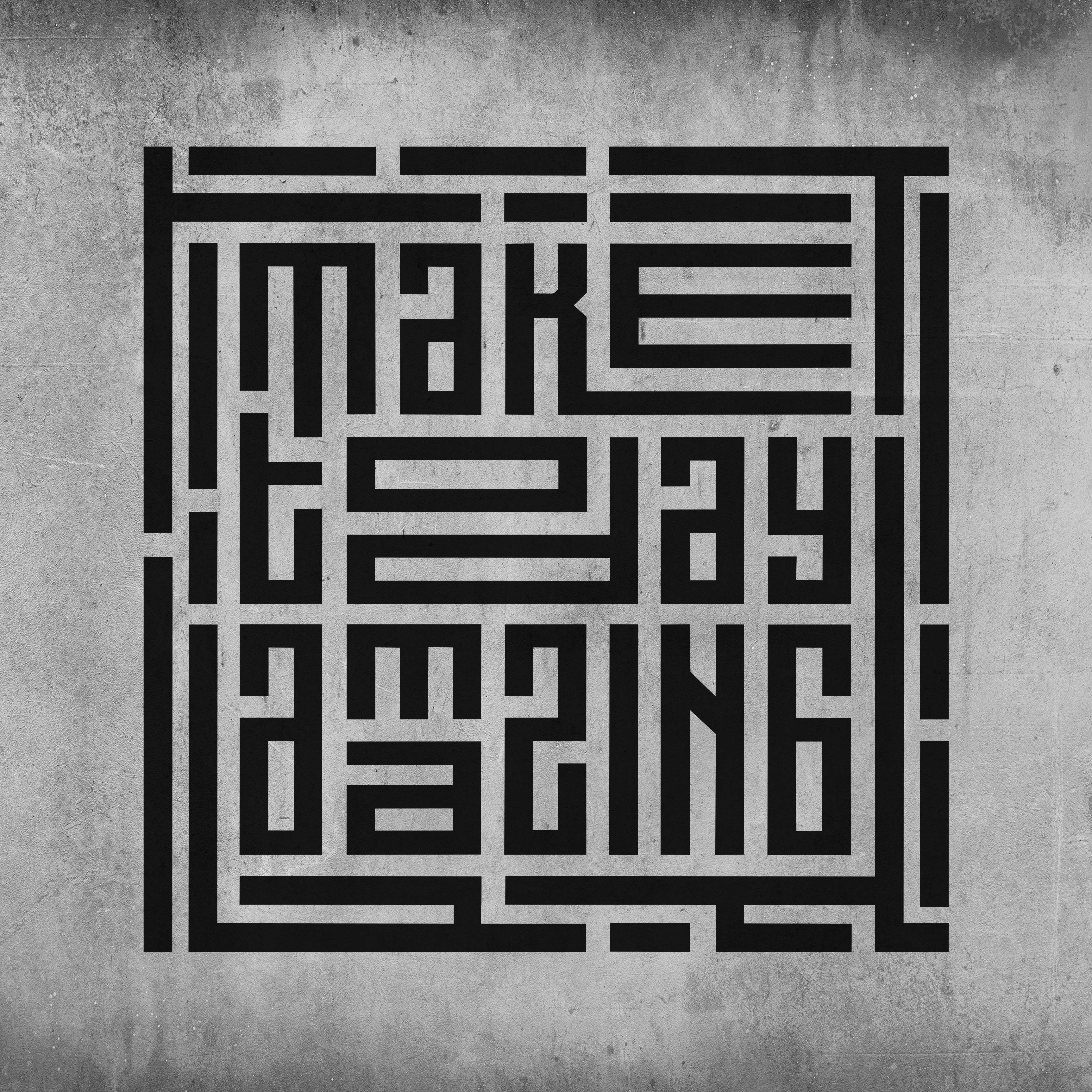 Wandsticker - Make today amazing