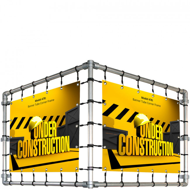 V Rahmen - für 100x100cm Banner