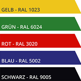 3D-Buchstaben Aluverbund - farbig